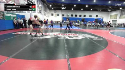 175 Boys Quarterfinal - Joshua Preske, Torrey Pines vs Adam Avila, Brawley
