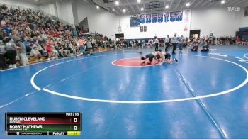 165 lbs Champ. Round 1 - Bobby Mathews, Cheyenne East vs Ruben Cleveland, Buffalo