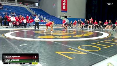 130 lbs 4th Wrestleback (16 Team) - Paola Vazquez, Jordan vs Kaitlin Morales, Gainesville