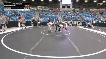 141 lbs Cons. Round 5 - Ian Metz, Dakota Wesleyan (S.D.) vs Evan Rodriguez, Cowley College