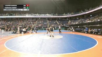 5A 175 lbs Quarterfinal - Marcus Cherry, Northside (Jacksonville) vs Cooper Ranson, Simon G. Atkins Academic & Technology High School