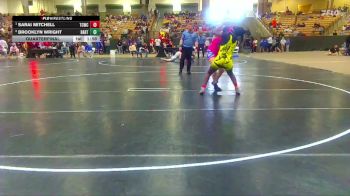 140 lbs Quarterfinal - Sarai Mitchell, Stars Wrestling Club vs Brooklyn Wright, Bartlett Wrestling Club