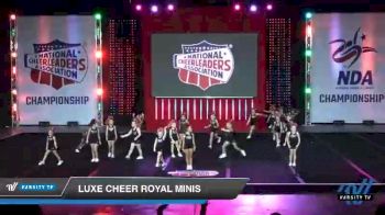 - Luxe Cheer Royal Minis [2019 Mini PREP 1.1 Day 1] 2019 NCA North Texas Classic