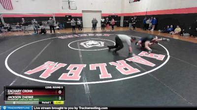 175 lbs Cons. Round 5 - Jackson Zaeske, Frankfort (LINCOLN-WAY EAST) vs Zachary Cronk, Joliet (WEST)