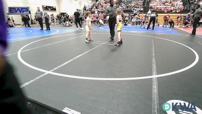 58 lbs Round Of 16 - Nolan Thomas, Vian Wrestling Club vs Stryker Hawk, Salina Wrestling Club