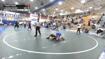 190 lbs Cons. Round 3 - Ladainian Whates, Chaminade vs Brody Carson, Fountain Valley
