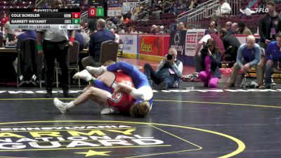 121 lbs Preliminaries - Cole Schisler, Bermudian Springs vs Garrett Weyandt, Chestnut Ridge