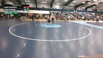 157 lbs Cons. Round 2 - Daniel Bogardus, Gettysburg vs Ethan Rothman, New York University