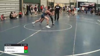 130 lbs 5th Place - Gabe Hartmann, Nebraska City Wrestling vs Garrison Schernikau, Centennial Wrestling