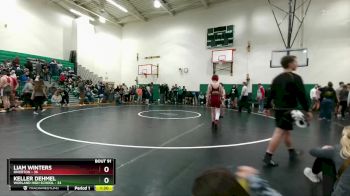 106-113 lbs Round 2 - Liam Winters, Riverton vs Keller Dehmel, Worland High School