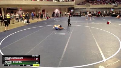 127 Championship Bracket Cons. Round 5 - Ezekiel Rodrigues, Wayzata vs Ashton Charmoli, St. Francis