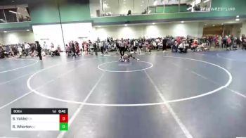 80 lbs Consi Of 4 - Santi Valdez, CA vs Rj Whorton, SC