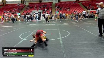 68 lbs 3rd Place Match - Jaxton Coyer, Michigan West Wrestling Club vs Jamison Miller, Canton South