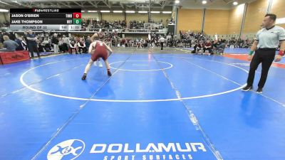 165 lbs Round Of 32 - Jason O'Brien, Timberlane vs Jake Thompson, Weymouth