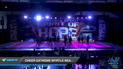 Cheer Extreme Myrtle Beach Diamond Elite [2021 Senior Coed Small 4 Day 2] 2021 Universal Spirit: Spirit of Hope National Championship
