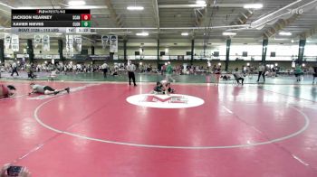 113 lbs Consi Of 8 #2 - Jackson Kearney, Scanlan Wrestling Academy vs Xavier Nieves, Colgan