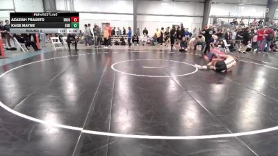 152-155 lbs Round 3 - Kage Mayne, Erie vs Azaziah Frausto, Douglas