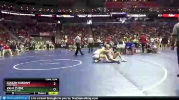 1A-160 lbs Cons. Semi - Kane Zuehl, West Hancock vs Cullen Koedam, West Sioux