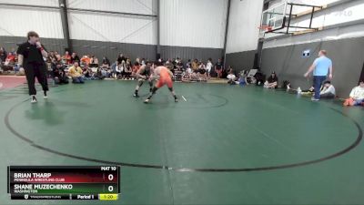 70-73 lbs Quarterfinal - Brian Tharp, Peninsula Wrestling Club vs Shane Muzechenko, Washington