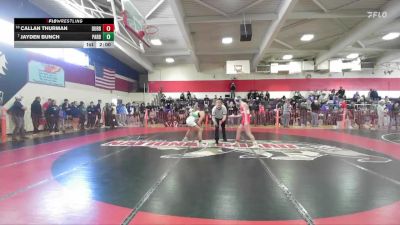 Boys 115 lbs Champ. Round 1 - Jayden Bunch, Paradise Boys vs Callan Thurman, Durham Boys