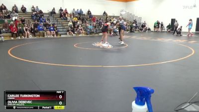 130-135 B Round 3 - Carlee Turkington, Lisbon vs Olivia Debevec, English Valleys