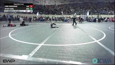 46 lbs Round Of 32 - Lane Pankaskie, Claremore Wrestling Club vs Wyatt Noel, Cowboy Wrestling Club