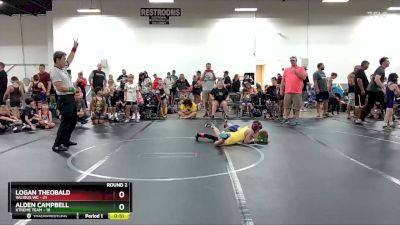 72 lbs Round 2 (6 Team) - Logan Theobald, Validus WC vs Alden Campbell, Xtreme Team