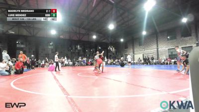 126 lbs Consi Of 4 - Madelyn Medrano, G1 Training Center vs Luke Mendez, North Desoto Wrestling Academy