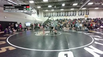 105 lbs Quarterfinal - Shaylee Loveland, Campbell County vs Ariah Couch, Sheridan