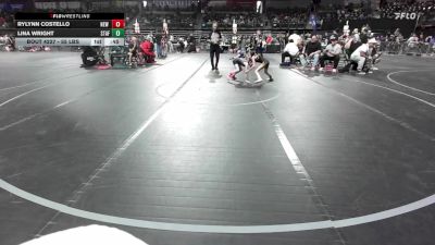 55 lbs Quarterfinal - Rylynn Costello, New Milford vs Lina Wright, Stafford