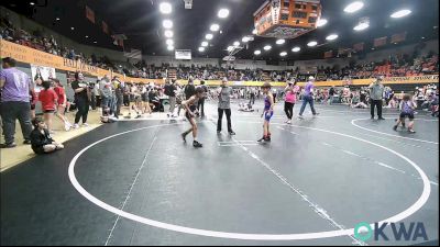 58 lbs 5th Place - Brittin Schwab, Smith Wrestling Academy vs Orlando Hernandez, ARDMORE TAKEDOWN CLUB