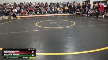 23 lbs Round 2 - Dalton Downing, Nashua-Plainfield vs Draemon Berger, Waukon