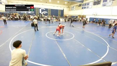 175 lbs Cons. Round 6 - Riken Ramos, Sunny Hills vs Maddox Leal, Temecula Valley High School Wr