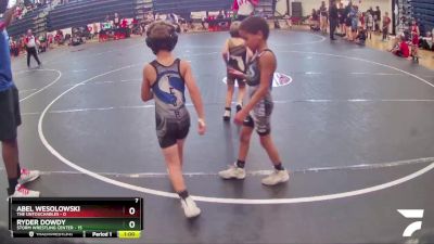 50 lbs Finals (8 Team) - Ryder Dowdy, Storm Wrestling Center vs Abel Wesolowski, The Untouchables