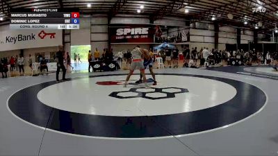 79 kg Cons. Round 4 - Marcus Murabito, Tar Heel Wrestling Club vs Dominic Lopez, Southern Illinois Regional Training Center