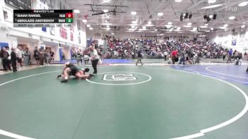 Boys 165 lbs Quarterfinal - Isaiah Rangel, Palma Boys vs Abdulazis Abdybekov, Westmoor Boys