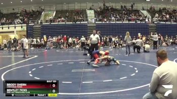 75 lbs Cons. Round 4 - Brody OHern, Chenango Forks vs Bentley Ficks, Ride Out Wrestling Club