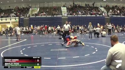 75 lbs Cons. Round 4 - Brody OHern, Chenango Forks vs Bentley Ficks, Ride Out Wrestling Club