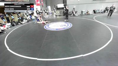 157 lbs Keith Christianson, CMWA - Coastal Mountain Wrestling Association vs Noah Soto, KTWA-Kings-Tulare Wrestling Association