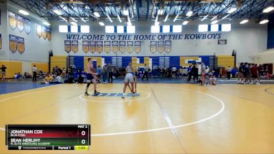 120 lbs Cons. Round 3 - Jonathan Cox, Blue Steel vs Sean Herlihy, FL Elite Wrestling Academy