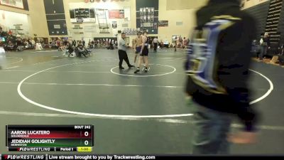 150 lbs Cons. Round 2 - Jedidiah Golightly, Hermiston vs Aaron Lucatero, Goldendale