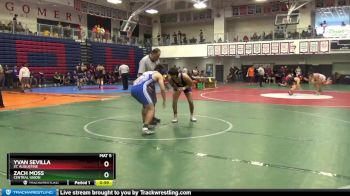 170 lbs Cons. Round 2 - Zach Moss, Central Union vs Yvan Sevilla, St. Augustine