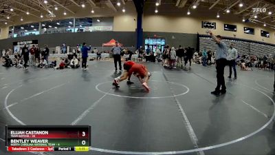 105 lbs Round 1 (8 Team) - Elijah Castanon, Team Gotcha vs Bentley Weaver, North Carolina National Team