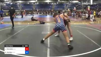 152 lbs Consolation - Jaxson Gonzalez, NB Elite vs Evan Atchley, Spartan Mat Club