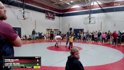 200 lbs Round 2 - Carter Felder, White Knoll Youth Wrestling vs Tymir Billups, Irmo KingPins