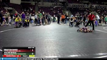43-45 lbs Round 2 - Kolten Busch, Ellicott Metro District Thunderhawks Wrestling Club vs Braxton Bakes, Victory Wrestling Club - VTC