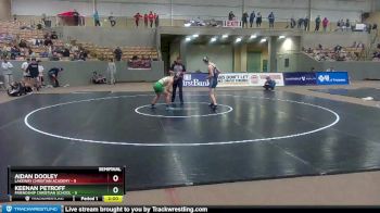 160 lbs Semis (4 Team) - Aidan Dooley, Lakeway Christian Academy vs Keenan Petroff, Friendship Christian School