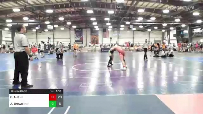 132 lbs Rr Rnd 2 - Chloe Ault, Young Guns Girls vs Aubrey Brown, Ragin ...