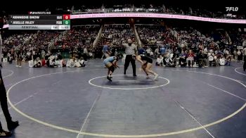 126 lbs Semifinal - Kennedie Snow, Havelock vs Jiselle Riley, Panther Creek