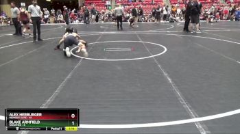 110 lbs Round 2 (6 Team) - Alex Herburger, Midwest Elite vs Blake Armfield, $nowmen